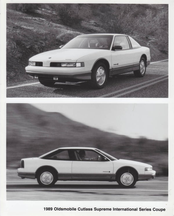 Oldsmobile Cutlass Supreme International Series Coupe, press photo, USA, 1989