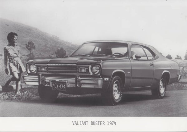 Plymouth Valiant Duster, press photo, USA, 1974