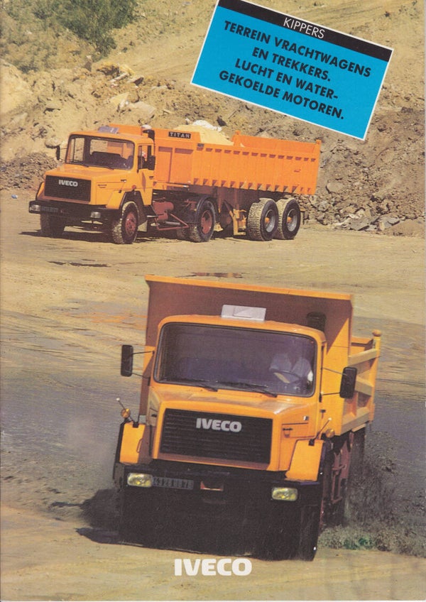 Iveco Kipper range, sales brochure, 20 pages, Dutch, c1980