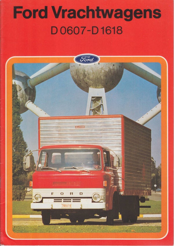 Ford Trucks D-Type, sales brochure, 24 pages, Dutch, 6/1974
