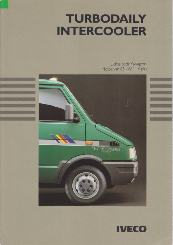 Iveco Turbodaily Intercooler, sales brochure, 8 pages, Dutch, 1991