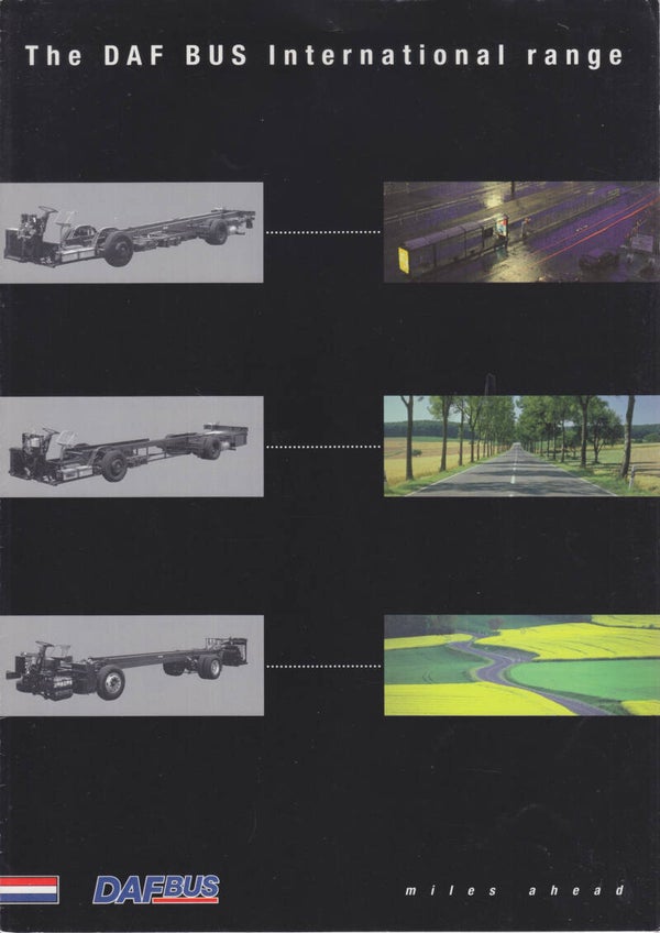 DAF Bus International, sales brochure, 6 pages, English, c1980