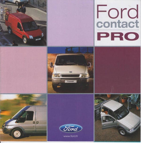 Ford commercials model range, sales brochure, 12 pages, French, 2005