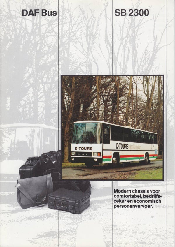 DAF Bus type SB 2300, 8 pages, Dutch,  c1982
