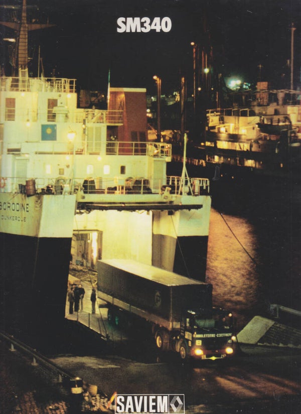 Saviem SM 340 truck brochure, 16 pages, Dutch, c1975