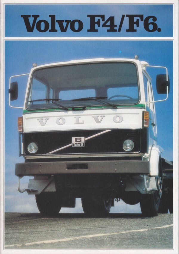 Volvo F4/F6 Truck, 20 pages, Dutch, 10/1981