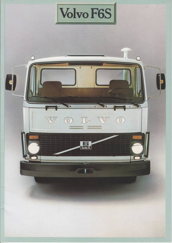 Volvo F6S Truck, 16 pages, English, 01/1979