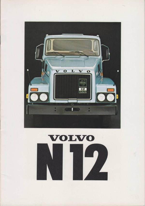 Volvo N12 Truck, 20 pages, Dutch, 10/1974