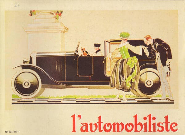 l'Automobiliste magazine, issue 33, 52 pages, French, 1973