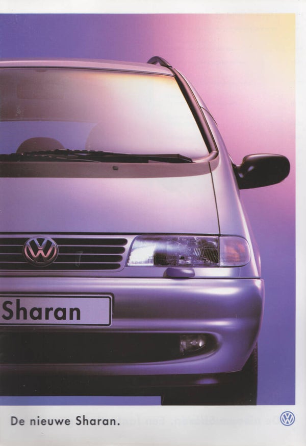Volkswagen Sharan brochure, 28 pages, Dutch, 8/1995