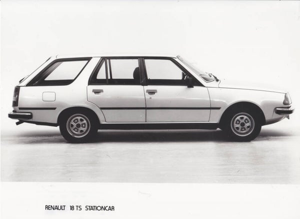 Renault 18 TS Stationcar, press photo, French, 1978