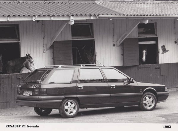 Renault 21 Nevada Break, press photo, France, 1993