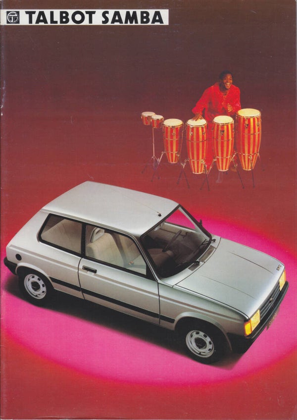 Talbot Samba brochure, 24 pages, Dutch, 1984