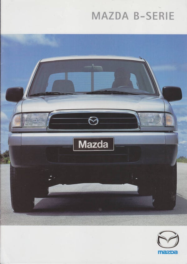 Mazda B-Serie Pick-up brochure, 12 pages, Dutch, 01/2000