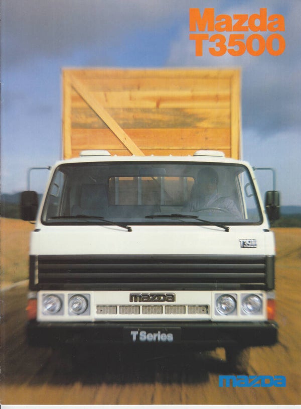 Mazda T3500 light truck brochure, 10 pages, Dutch, 09/1984