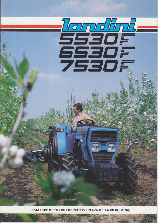 Landini 5530/6530/7530F tractor brochure, 6 pages, Dutch, 3/1983