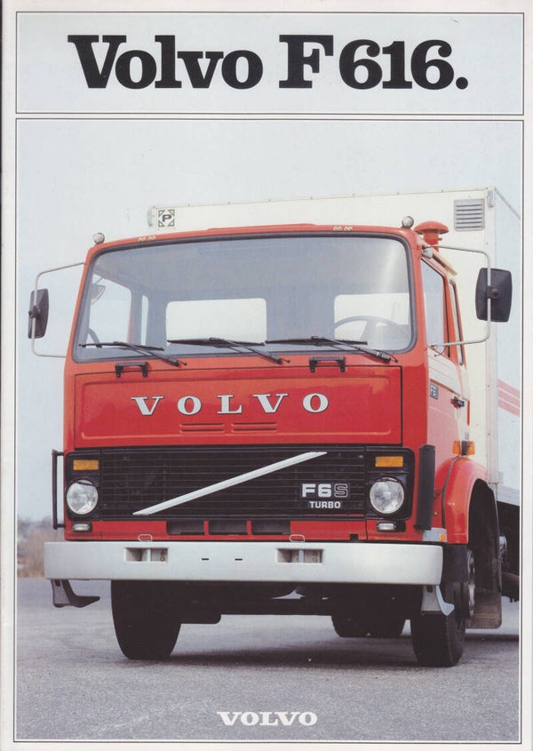 Volvo F616 Truck brochure, 16 pages, Dutch, 10/1984