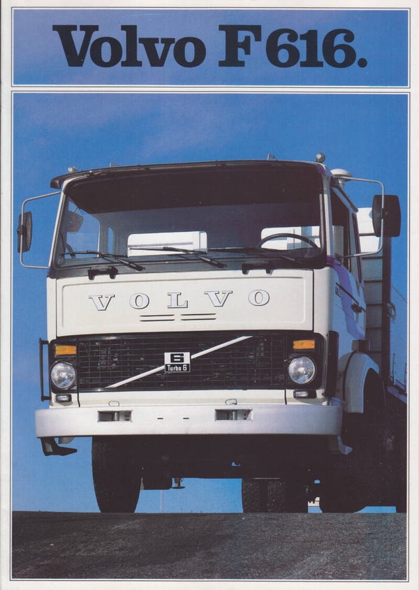 Volvo F616 Truck, 16 pages, Dutch, 9/1982