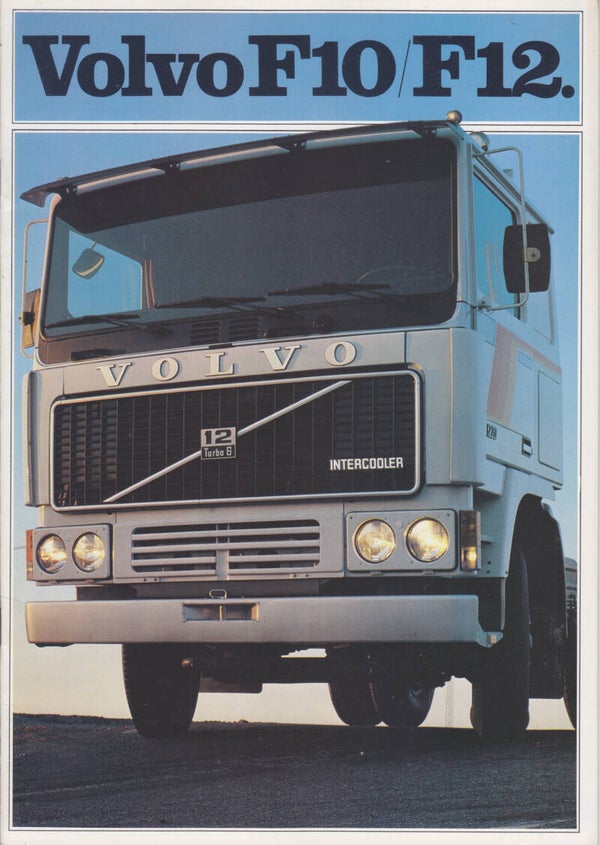 Volvo F10/F12 Truck, 20 pages, Dutch, 1/1982