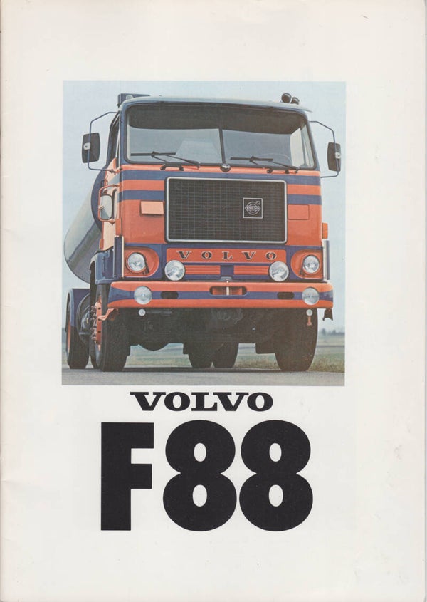 Volvo F88 Truck, 20 pages, Dutch, 12/1975
