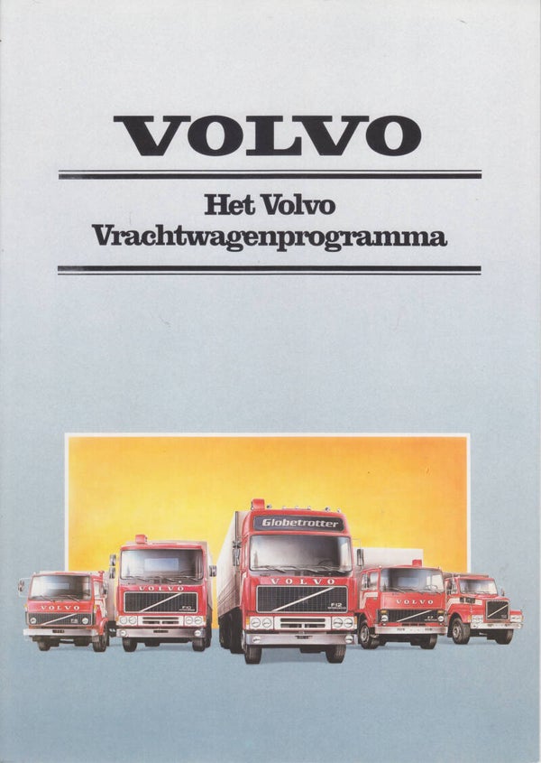 Volvo Truck program brochure, 6 pages, Dutch, 6/1984
