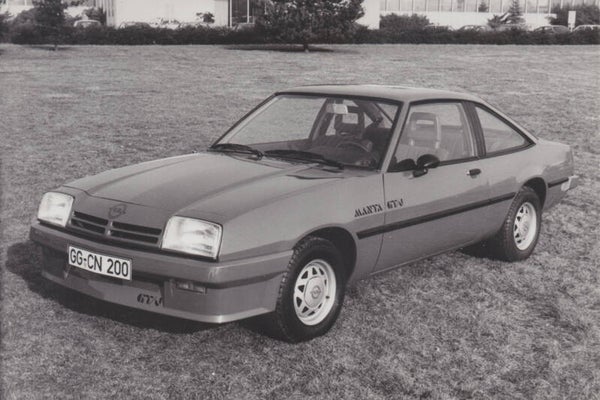 Opel Manta GT/J, press photo, German, 1981