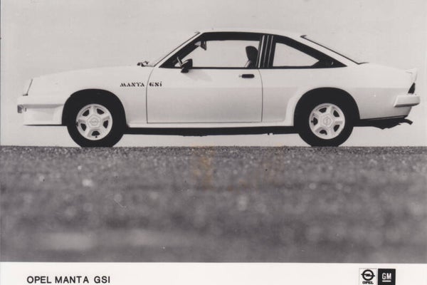 Opel Manta GSI, press photo, German, 1987