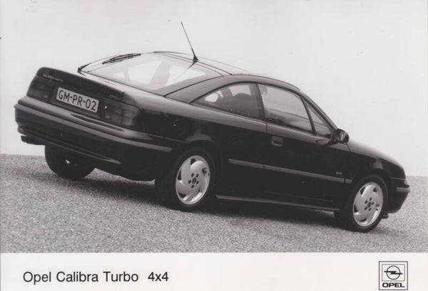Opel Calibra Turbo 4x4, press photo, German, 1993