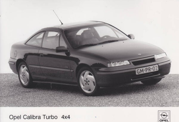 Opel Calibra Turbo 4x4, press photo, German, 1993