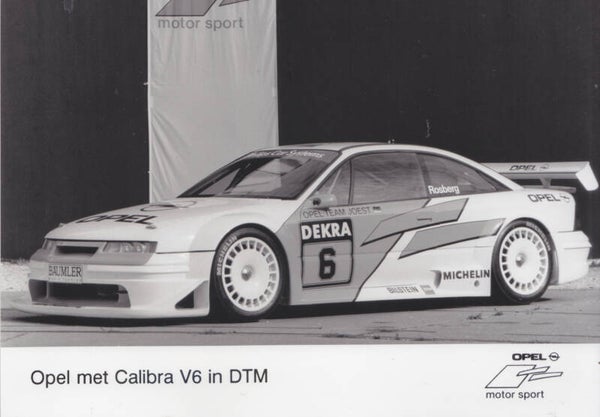 Opel Calibra V6 DTM Racer, press photo, German, 1993
