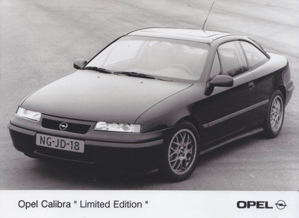 Opel Calibra Limited Edition, press photo, German, 1995