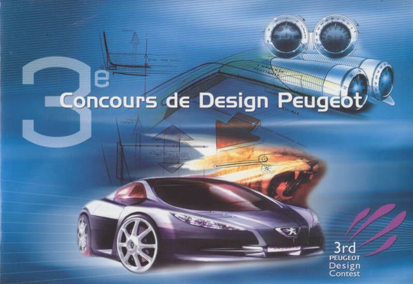 Peugeot Design concours brochure, 16 pages, French, 09/2004