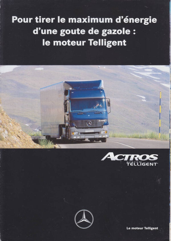 Mercedes-Benz Actros, sales brochure, 8 pages, French, 10/1996