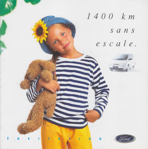 Ford Galaxy 1.9 TDi, sales folder, 6 pages, French language, 1996
