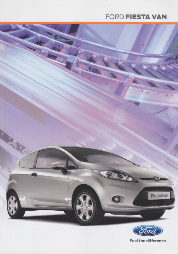 Ford Fiesta Van, sales brochure, 16 pages, English, 12/2010