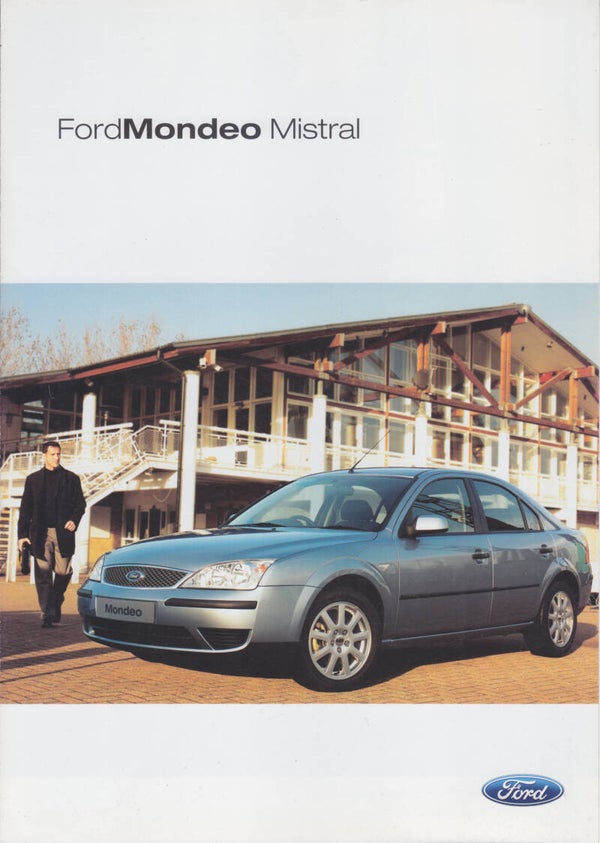 Ford Mondeo Mistral, sales folder, 4 pages, English, 12/2003