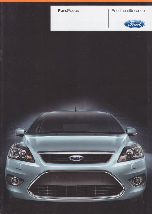 Ford Focus, sales brochure, 16 pages, English, 11/2007