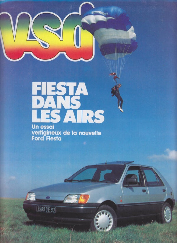 Ford Fiesta, sales folder, 4 pages, French, 2/1989