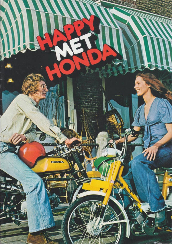 Honda Mopeds program [bromfietsen], sales folder, 6 pages, Dutch, 1976