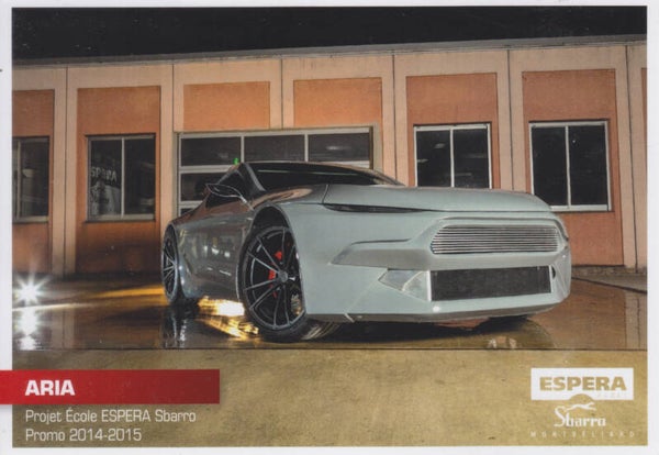 Sbarro Espera Aria, advertising postcard, Swiss, 02/2015