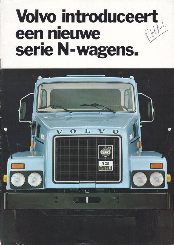 Volvo N7/N10/N12 Truck, 24 pages, Dutch, 8/1973