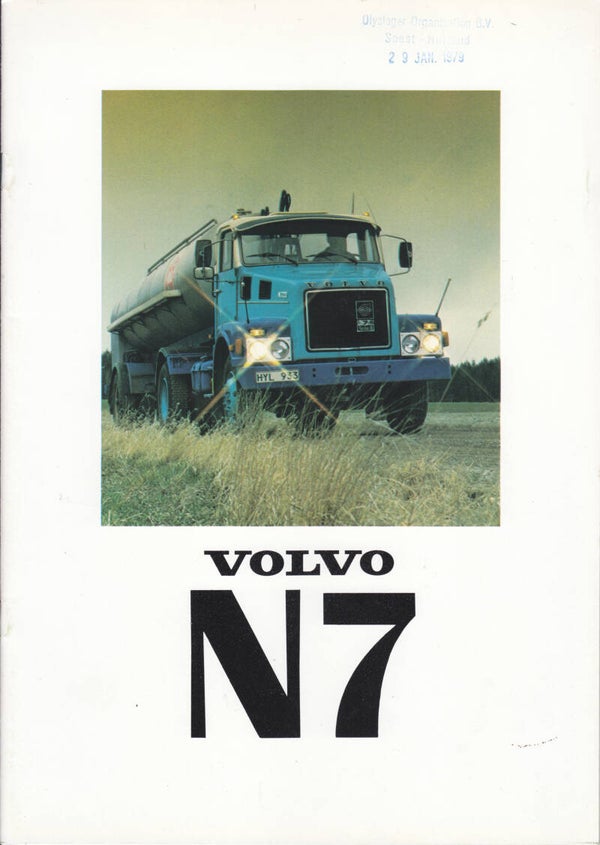 Volvo N7 Truck, 20 pages, French, 2/1977