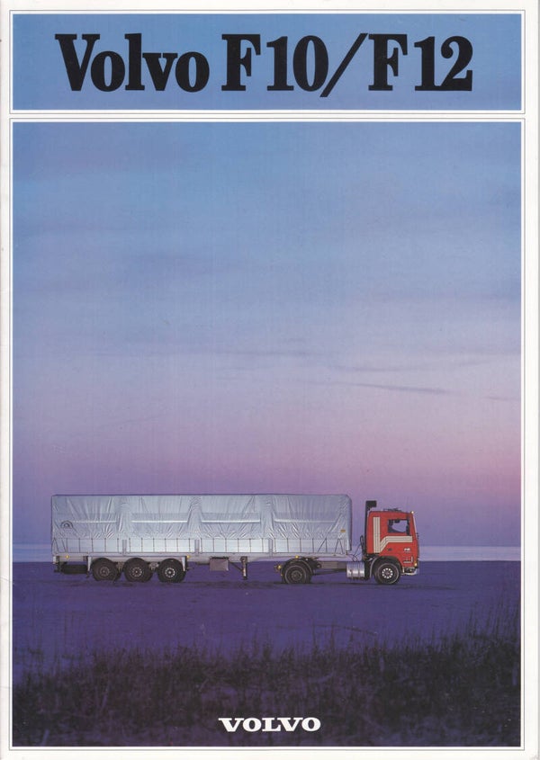 Volvo F10/F12 Truck, 20 pages, Dutch, 3/1985