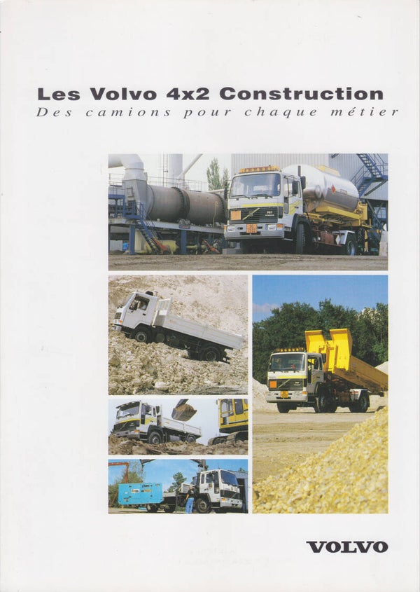 Volvo FL/FS 4x2 Construction trucks, 6 pages, French, 9/1995
