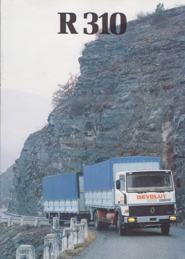 Renault R 310 truck, 8 pages, Dutch, 11/1981