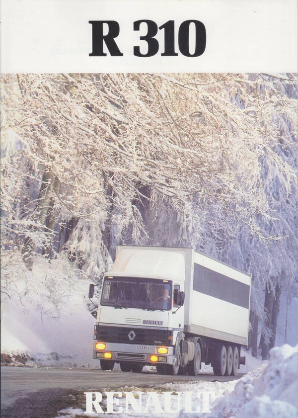 Renault R 310 truck, 12 pages, Dutch, 05/1985