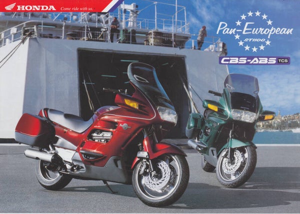 Honda ST 1100 motorcycle, sales folder, 6 pages, French, 01/1998