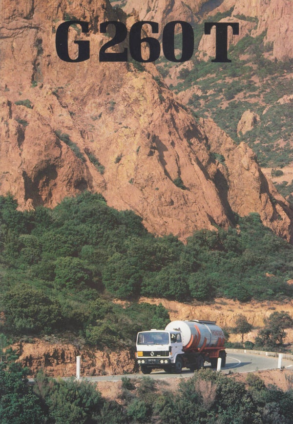 Renault G 260 T truck, 6 pages, Dutch, 01/1983
