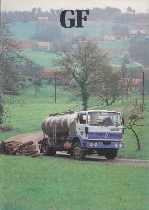 Renault GF truck, 8 pages, Dutch, 11/1981