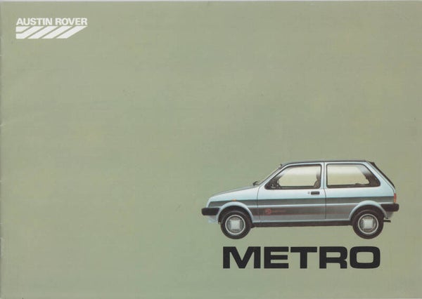 Austin Rover Metro program brochure, 16 pages, Dutch, # EO172